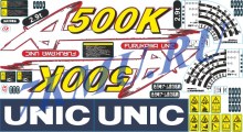 Комплект наклеек для манипулятора Unic URA500